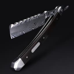 XUANFENG Damascus Steel Folding Razor Hard Steel 110 Layer High Hardness Sharp Straight Razor