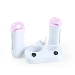 2 in 1 Depilatory Wax Heater Epilator Cartridge Wax Roller Base Roll On Waxing Supply Refillable Hair Removal Wax-melt Machine