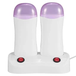 2 in 1 Depilatory Wax Heater Epilator Cartridge Wax Roller Base Roll On Waxing Supply Refillable Hair Removal Wax-melt Machine
