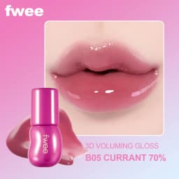 FWEE 3D VOLUMING GLOSS,Lightweight Texture,Crystal Clear&Hydrating,Non-Sticky&Clear,Glossy Film,Korean Cosmetic,Korean Makeup