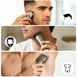 Electric Hair Clipper Hair Cutting Machine For Men Type-C Rechargeable Grooming Tools