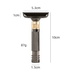 Whityle 13T New Design 1-8 Adjustable Classic Double Edge Safety Razor Stainless Steel Blade Shaver Best Shaving Razor For Male