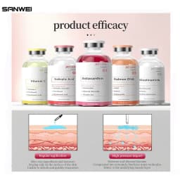 Wholesale Salmon DNA PDRN Face Serum AOxygen Spray Der.pen Kit Jet peeling Beauty Salon Korean Skin Care 5 10 Bottles Seti