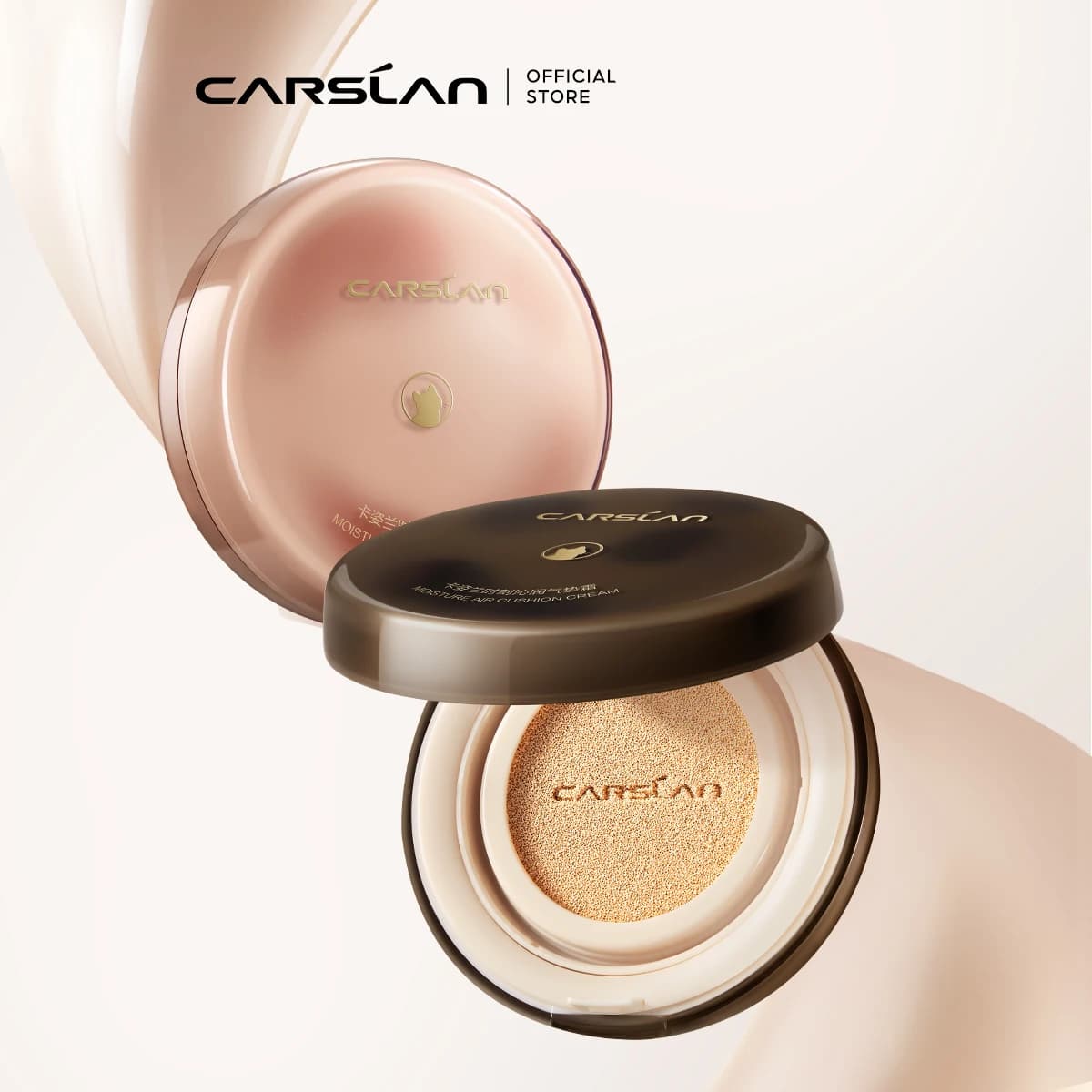 CARSLAN Moisturizing Longlasting Air Cushion Cream Face Foundation BB Cream Oil Control Concealer Face Base Makeup