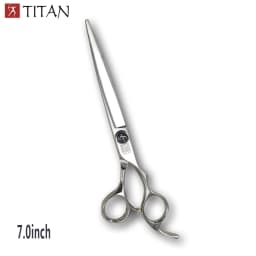 Titan High Quality SUS440C Japan Steel Cut Thinning 7 Inch, 8 Inch Barber Tools Shears Pet Dog Cat Grooming Scissors