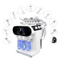 New Tech 360 Vortex Rotation Suction Handle 11 in 1 Hydra Beauty Facial Machine Portable Blackhead Removal