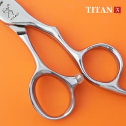 TITAN High-end Barber Scissors Professional Hairdressing Shear Thinning Hair Scissors Hair Thinning