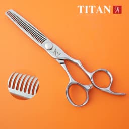 TITAN High-end Barber Scissors Professional Hairdressing Shear Thinning Hair Scissors Hair Thinning