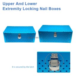 Locking Bone Screw Box for Bone Nail Placing Upper/Lower Limb Screw sterilization box Orthopedic Instrument