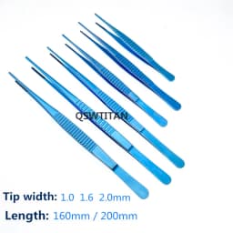 Atraumatic Vascular Pliers Forceps Cardiac Dissecting Forceps Titanium Microsurgical Instruments