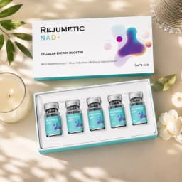 2026 Newest NAD+ Glow Serum Deep Hydration Miosturezing Smoothing Der.pen Skin Booster Beauty Korean Skin Care 7mlx5Vials