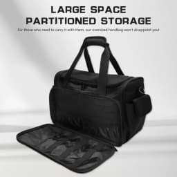 Waterproof Barber Bag Cosmetic Toiletry Organized Multi-Layer Pouch Ideal for Travel Daily Use Large Capacity