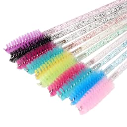1000pcs Crystal Cleaning Brush Lash Wands Spoolie Eyelash Extension Mascara Brush