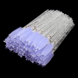 1000pcs Crystal Cleaning Brush Lash Wands Spoolie Eyelash Extension Mascara Brush