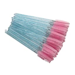 1000pcs Crystal Cleaning Brush Lash Wands Spoolie Eyelash Extension Mascara Brush