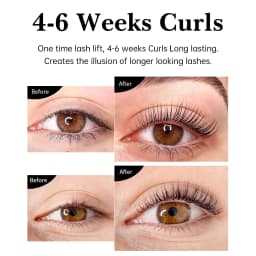 Gollee Lash and Brow Curling Perm Kit Natural Eyelash Lifting Perm Treatment Makeup Long Lasting 4-6 Weeks For Lash Curler Perm
