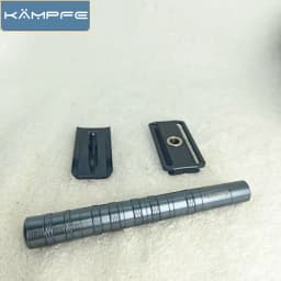 KAMPFE Aluminum Manual Razor Shaver Safety CNC Processed Hair Removal Tool with 5 Spare Blades for Men And Women