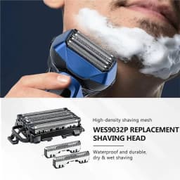 Replacement Foil And Inner Blade WES9032P For Panasonic For ARC5 5-Blade Shaver Models ES-LV97-K ES-LV67-K