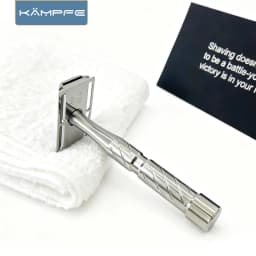 KAMPFE Manual Safety CNC - Processed Stainless Steel for Wet Shaving sensitive skin