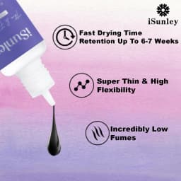 1S Quick Drying No Irritant Eyelashes Extension Glue Long Lasting Waterproof False Eyelash Grafting Adhesive Makeup Tool Isunley