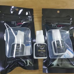 Original Korea IB Ibeauty Ultra Clear Glue Fast Drying Eyelash Extensions Glue White Cap 5ml Lashes Glue