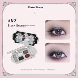 Flower Knows Strawberry Cupid Collection Facial Complexion Palette Blush Eyeshadow Highlighter Flower Know Face Bronzer Palette