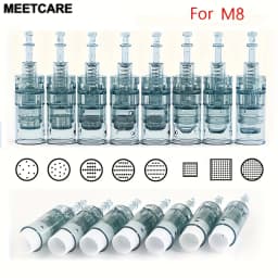 50/100pcs M8 Bayonet Cartridge Needle for M8 Dr Pen Microneedling Needles 11pin 16pin 36pin 42pin 3D 5D Replacement Tips