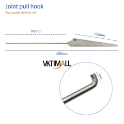 Stainless Steel Arthroscopy Probes 4mmfor Bone Joint Surgery Pet Orthopedic Surgery Instrument Autoclavable