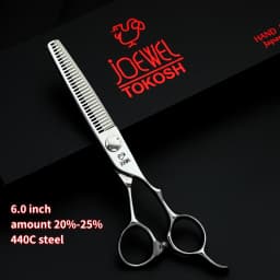 6.0-6.5 inch Professional Hairdressing Scissors,Japanese 440c Steel Hair Cutting Machine,Salon High Quality Barber Accessories