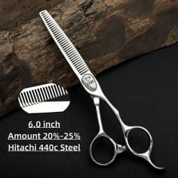 6.0-6.5 inch Professional Hairdressing Scissors,Japanese 440c Steel Hair Cutting Machine,Salon High Quality Barber Accessories