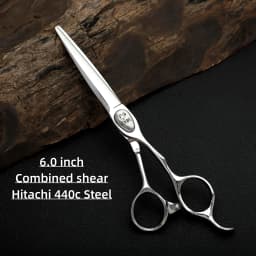 6.0-6.5 inch Professional Hairdressing Scissors,Japanese 440c Steel Hair Cutting Machine,Salon High Quality Barber Accessories