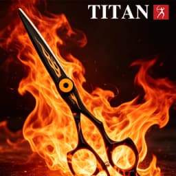 TITAN Barber Scissors Professional Cutting Hair Scissors Hairdressing Thinning Shear VG10 Steel