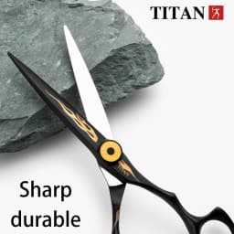 TITAN Barber Scissors Professional Cutting Hair Scissors Hairdressing Thinning Shear VG10 Steel