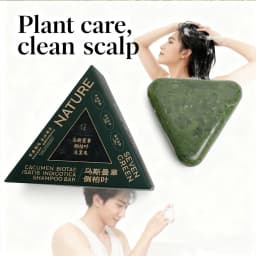 Original Seven Green Hair Product Platycladus Orientalis Leaves Usman Grass CACUMEN BIOTAE ISATIS INDICOTICA SHAMPOO Soap BAR