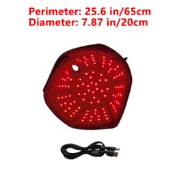 100 Pcs LEDs 660nm&850nm Red and Infrared Therapy Light Cap for Hair Regrowth