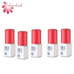 10 Bottles/Lot Original Korea Eyelash Extensions Sky Glue with Red Cap 1-2 Seconds Dry Time 6-7 Weeks Fastest and Strongest Glue