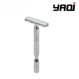 Razor YAQI Matte Chrome Color AC Blade Excalibur Single-edged Mens Shaving Safety Razor Collectibles Beard shaver
