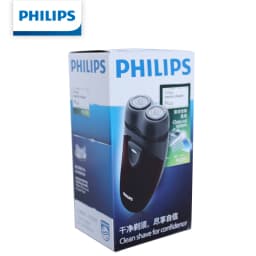 Philips PQ206 Electric Shaver AA Battery Powered, Floating Heads Self-Sharpening Blades Shaving Machine
