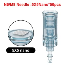50/100pcs Derma Pen N6/M8 Bayonet Needle Cartridge 11/16/24/36/42/Nano Microneedling Pen Replacement Tips