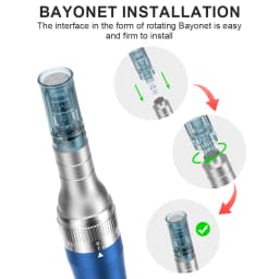 50/100pcs Derma Pen N6/M8 Bayonet Needle Cartridge 11/16/24/36/42/Nano Microneedling Pen Replacement Tips