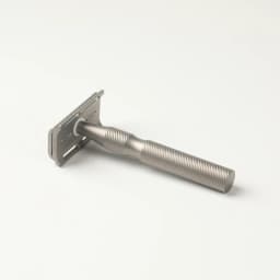 YAQI Ghost Titanium Safety Razor 1.10mm Lightweight for Men's Shaving Comfortable Grip And Balanced Feel