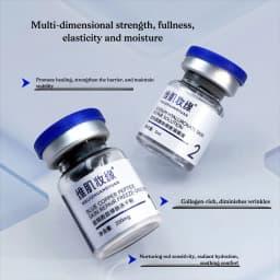 Blue Copper Peptide Lyophilized Powder GHK‑Cu Improve Skin Elasticity Repair & Hydration Essence