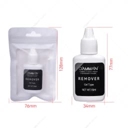 50 Bottles 15ml Lash Remover Gel for Eyelash Extension Eyelash Glue Remover for Lash Extension Professional Salon Use