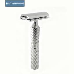 KAMPFE CNC Vintage Manual Stainless Steel Safety Style shaver Double Edged Durable Razor Men's Grooming Kit