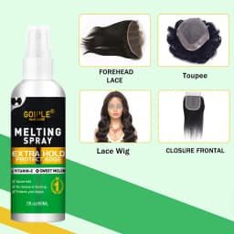 GOIPLE Electric Hot Comb Set, 3 Heat Settings Negative Ion Straightening Comb with Edge Styling and Lace Wig Accessories