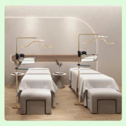 Flexible Clip-on Mirror for Salon Grafting Eyelash Extension 360°Rotatable Mirror Portable Desk Office Mirror Personal Safety