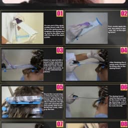 Hair Salon Balayage Board Barbershop Hairdresser Design Styling Tool Set Accessory Professional Dyes Hair Coloring Dyeing Board