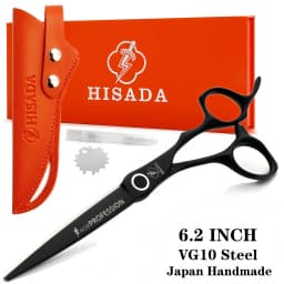 HISADA professional barber scissors 5.5/6.0/6.5 inch pink hairdressing scissors Hair cutting machine Barbershop accessories