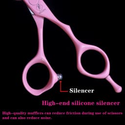 HISADA professional barber scissors 5.5/6.0/6.5 inch pink hairdressing scissors Hair cutting machine Barbershop accessories