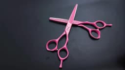 HISADA professional barber scissors 5.5/6.0/6.5 inch pink hairdressing scissors Hair cutting machine Barbershop accessories